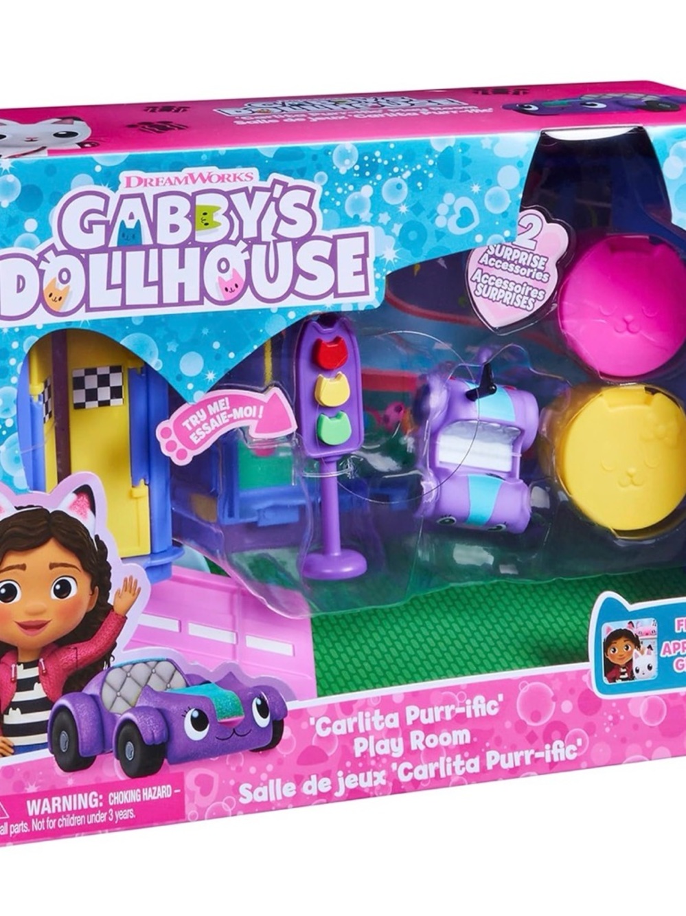 DreamWorks Gabby’s Dollhouse Carlita Purr-ific Play Room